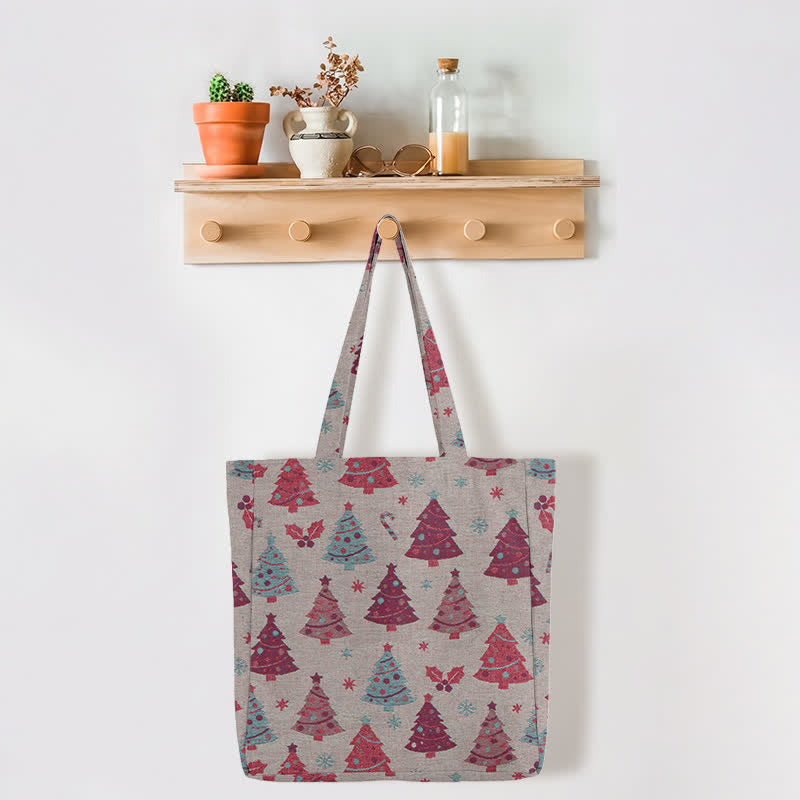 Weihnachtsbaum-Baumwolltasche Schultertasche - image 16