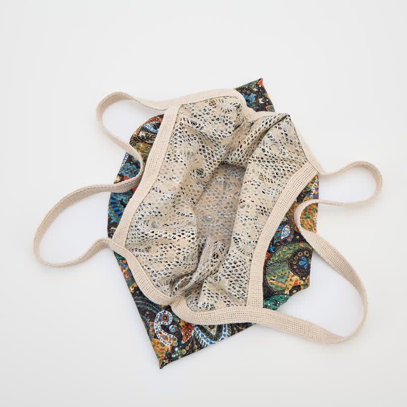 Boho-Blumen-Tragetasche Schultertasche - image 4