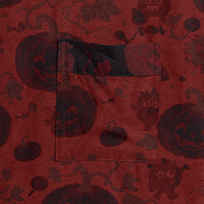 Rot-schwarzer Halloween-Monster-Baumwollkimono - image 4