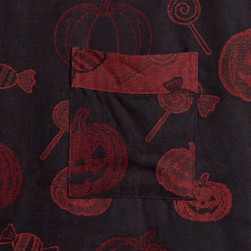 Gruseliger Kürbis-Bonbon-Baumwollkimono - image 9