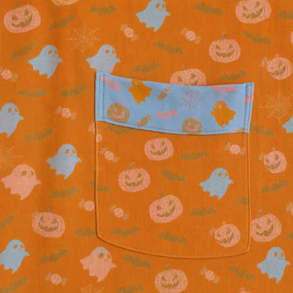 Mehrfarbiger Kürbis-Halloween-Baumwollkimono - image 4