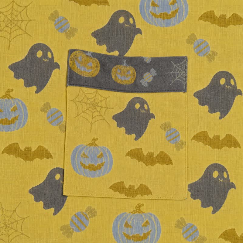 Mehrfarbiger Kürbis-Halloween-Baumwollkimono - image 14