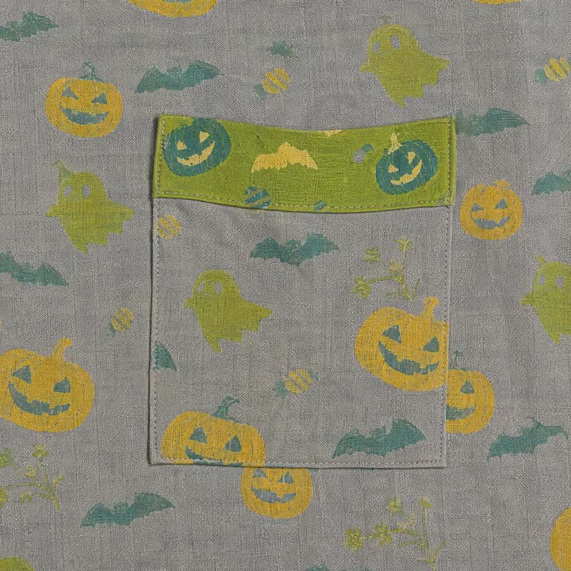 Mehrfarbiger Kürbis-Halloween-Baumwollkimono - image 29