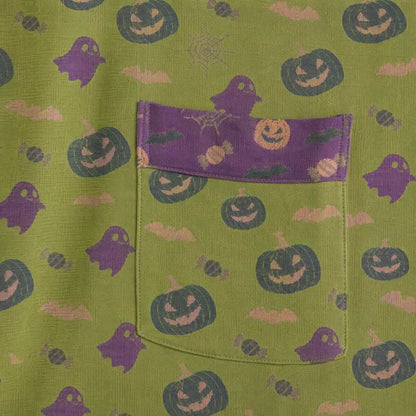 Mehrfarbiger Kürbis-Halloween-Baumwollkimono - image 39