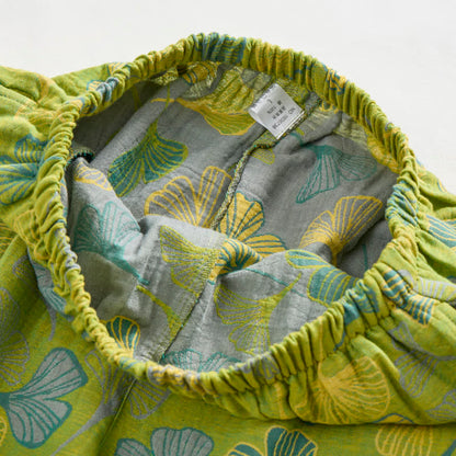 Naturinspiriertes Loungewear-Set aus Baumwolle mit Ginkgoblattmuster - image 11