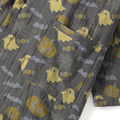 Halloween-Geister-Kürbis-Baumwollkimono-Pyjama-Set - image 30