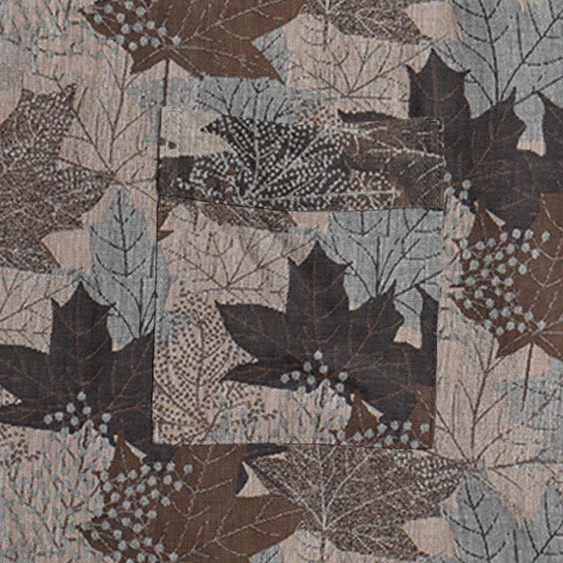 Kimono-Bademantel aus Baumwolle mit Ahornblattmuster für den Herbst - image 46