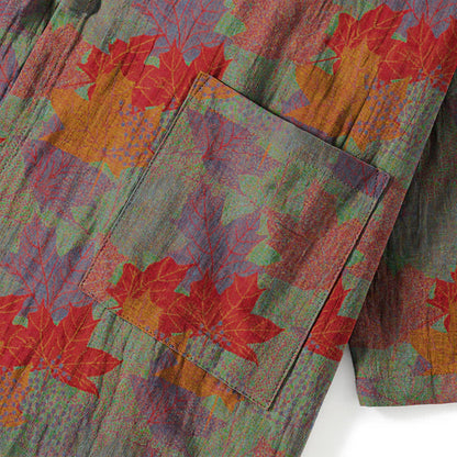 Kimono-Pyjama-Set aus Baumwolle mit Ahornblattmuster - image 12