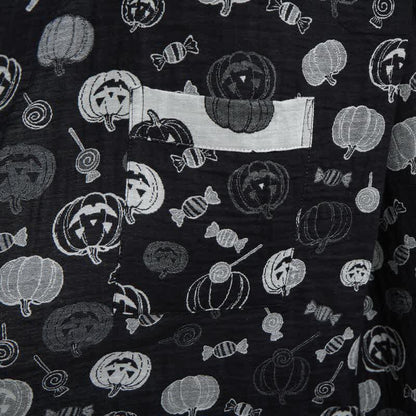 Halloween-Kürbis-Süßigkeiten-Baumwollkimono-Bademantel - image 6