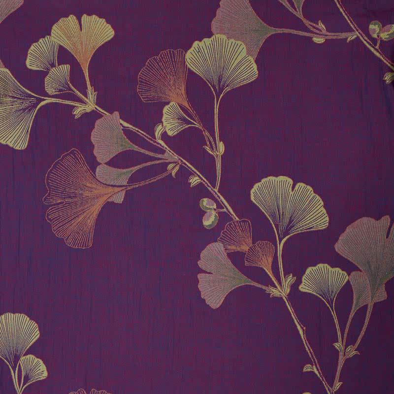 Retro-Kimono aus Baumwolle mit Ginkgoblatt - image 7