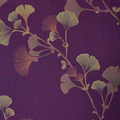 Retro-Kimono aus Baumwolle mit Ginkgoblatt - image 7