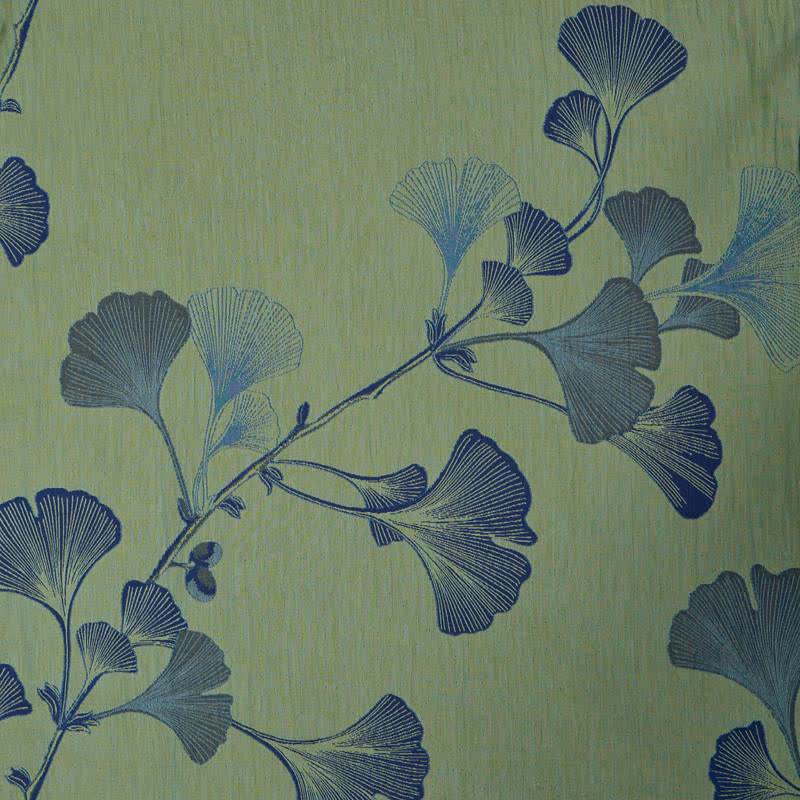 Retro-Kimono aus Baumwolle mit Ginkgoblatt - image 22