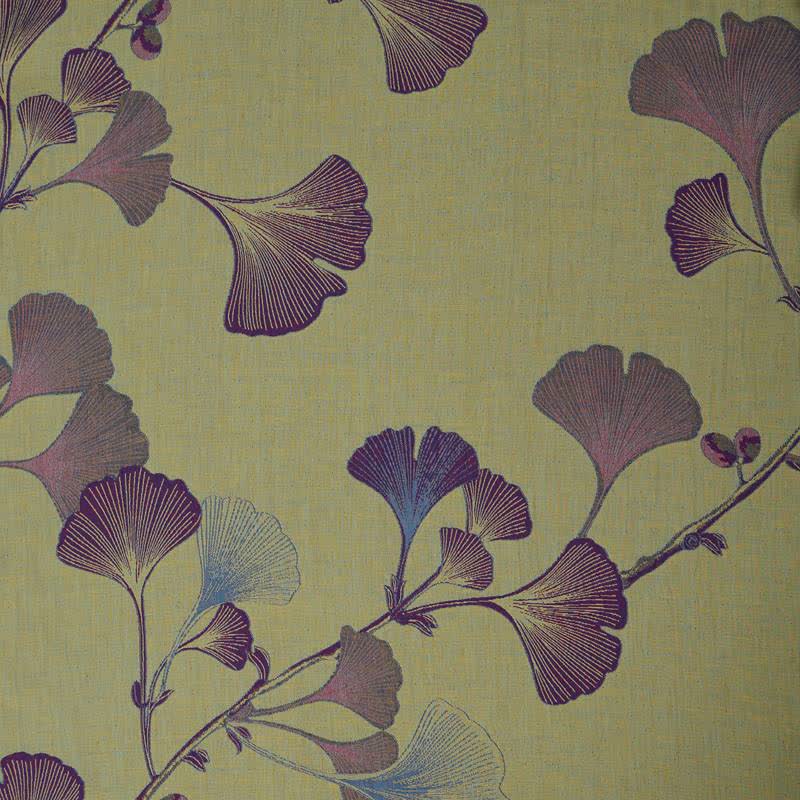 Retro-Kimono aus Baumwolle mit Ginkgoblatt - image 30