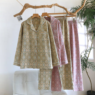 Minimalistisches Loungewear-Set aus Baumwolle mit Paspelierung - image 0