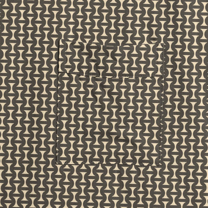 Kimono-Bademantel aus Baumwoll-Jacquard mit geometrischem Chevron-Muster - image 5
