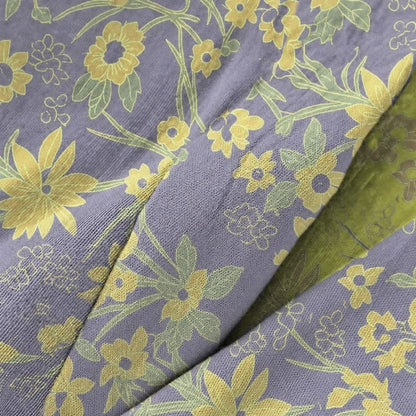 Kimono-Baumwollmantel mit pastoralem Blumenmuster und Jacquard-Print - image 16
