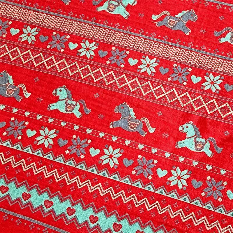 Bettwäsche-Set aus Baumwolle mit Pferdemotiv - image 4