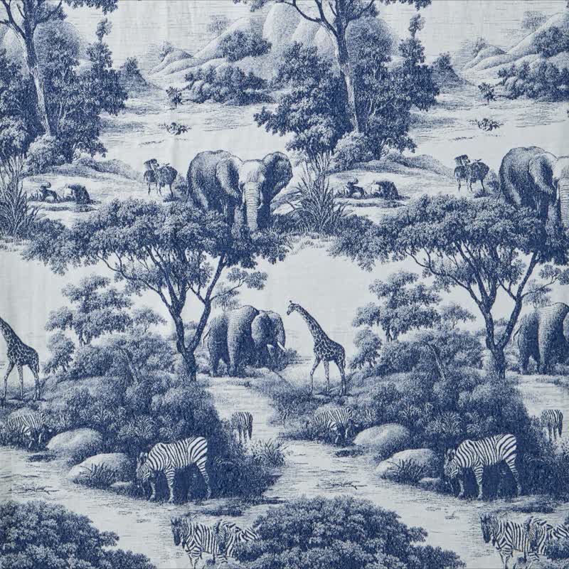 Vintage Dschungel-Toile Poncho-Schal - image 7