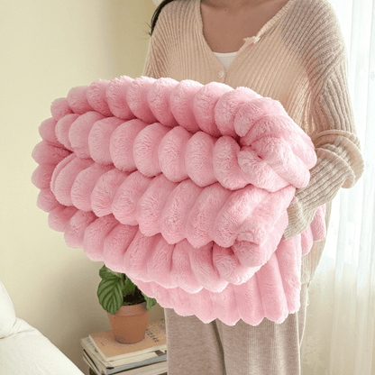 Weiche und warme Kuscheldecke aus Fleece - Rosa - 79" x 91" - image 17