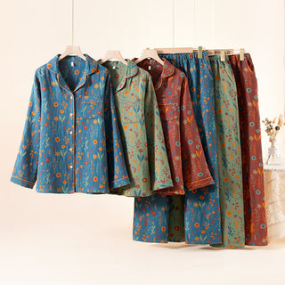 Gartenblüte Baumwoll-Loungewear-Set - image 0