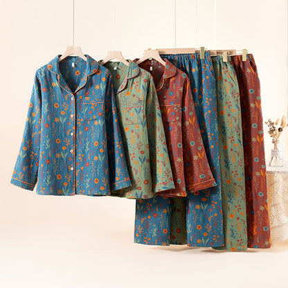 Gartenblüte Baumwoll-Loungewear-Set - image 0