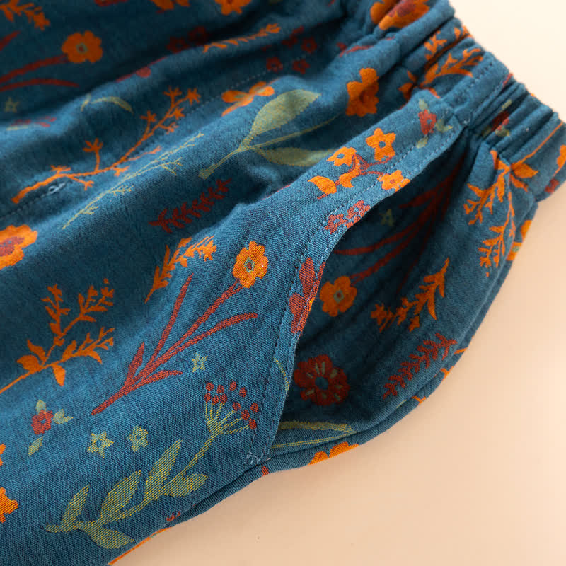 Gartenblüte Baumwoll-Loungewear-Set - image 2