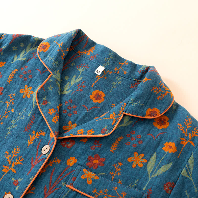 Gartenblüte Baumwoll-Loungewear-Set - image 3