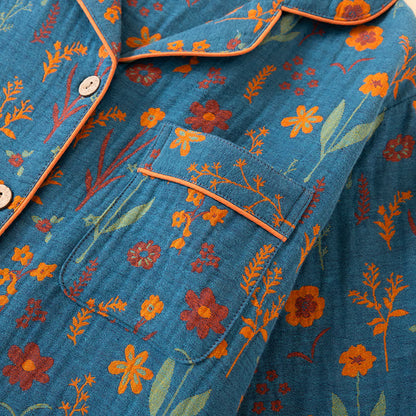 Gartenblüte Baumwoll-Loungewear-Set - image 4