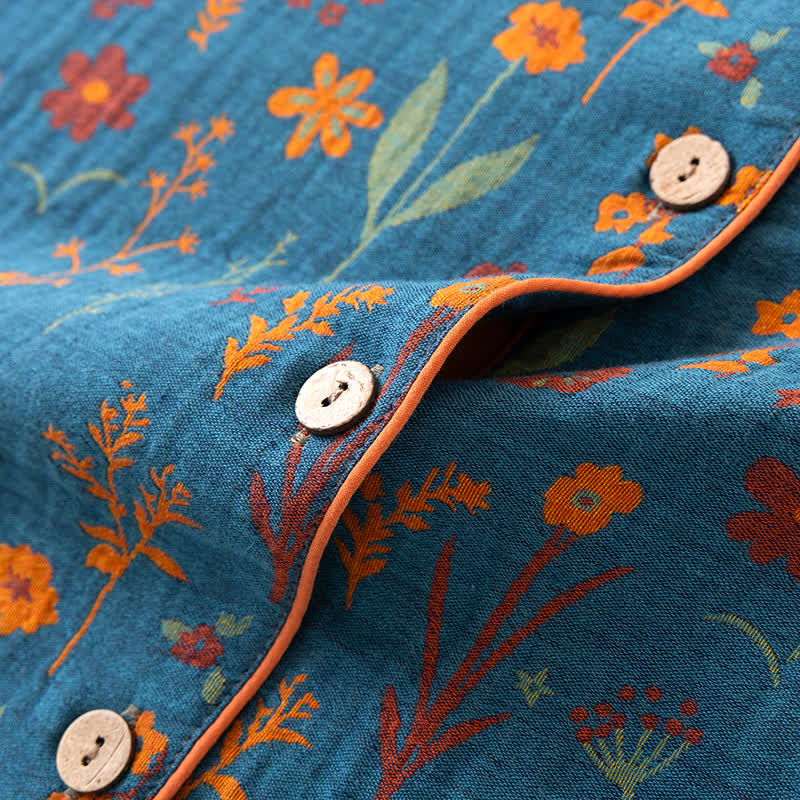 Gartenblüte Baumwoll-Loungewear-Set - image 5