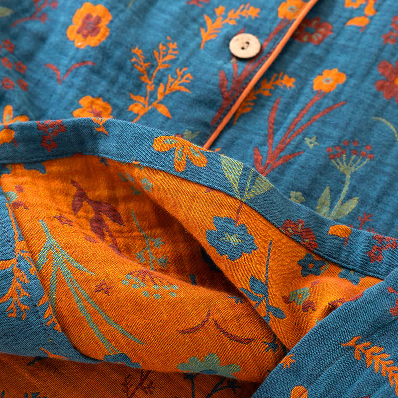 Gartenblüte Baumwoll-Loungewear-Set - image 8
