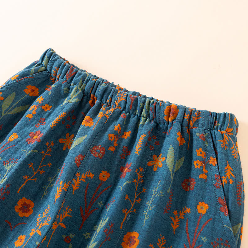 Gartenblüte Baumwoll-Loungewear-Set - image 11