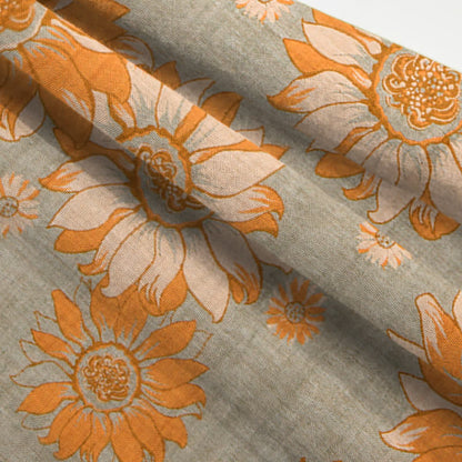 Orientalisches Sonnenblumen-Baumwollpyjama-Set - image 11