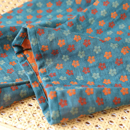 Pyjama-Set aus blauer Baumwolle - image 11