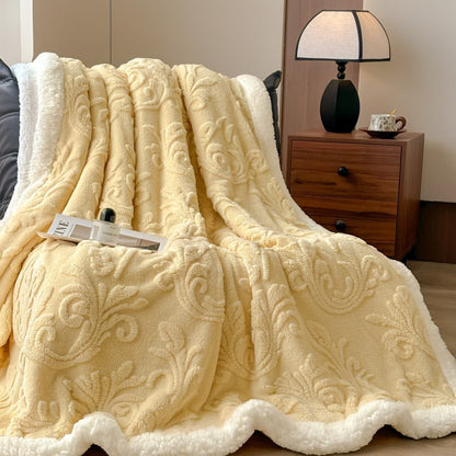 Geprägte, flauschige Sherpa-Überwurfdecke - image 11