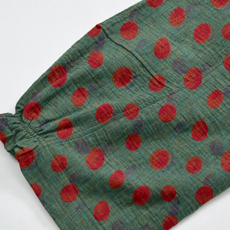 Baumwoll-Haremshose mit Polka-Dots - image 11