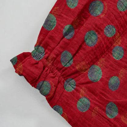 Baumwoll-Haremshose mit Polka-Dots - image 4