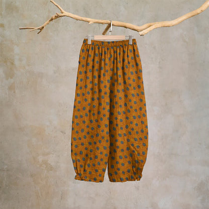 Baumwoll-Haremshose mit Polka-Dots - image 19