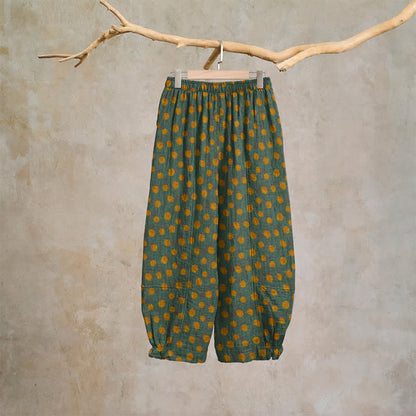 Baumwoll-Haremshose mit Polka-Dots - image 13