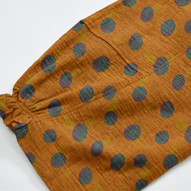 Baumwoll-Haremshose mit Polka-Dots - image 23