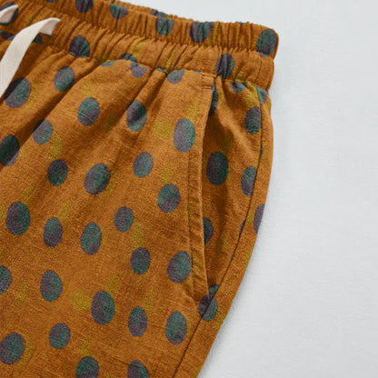 Baumwoll-Haremshose mit Polka-Dots - image 21