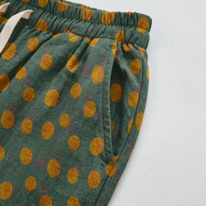 Baumwoll-Haremshose mit Polka-Dots - image 15