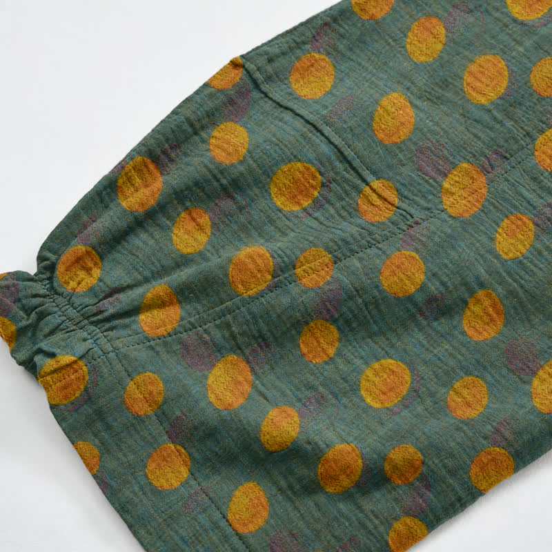 Baumwoll-Haremshose mit Polka-Dots - image 17