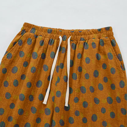 Baumwoll-Haremshose mit Polka-Dots - image 20
