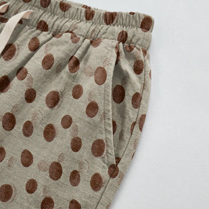 Baumwoll-Haremshose mit Polka-Dots - image 33