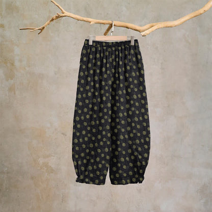 Baumwoll-Haremshose mit Polka-Dots - image 37