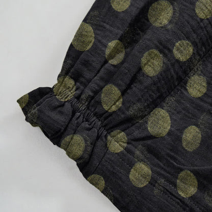 Baumwoll-Haremshose mit Polka-Dots - image 40