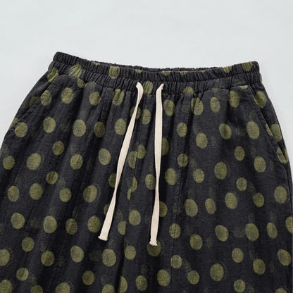 Baumwoll-Haremshose mit Polka-Dots - image 38