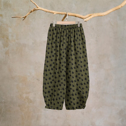 Baumwoll-Haremshose mit Polka-Dots - image 43