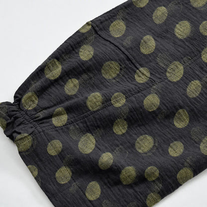 Baumwoll-Haremshose mit Polka-Dots - image 41