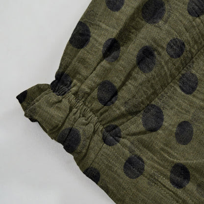 Baumwoll-Haremshose mit Polka-Dots - image 46